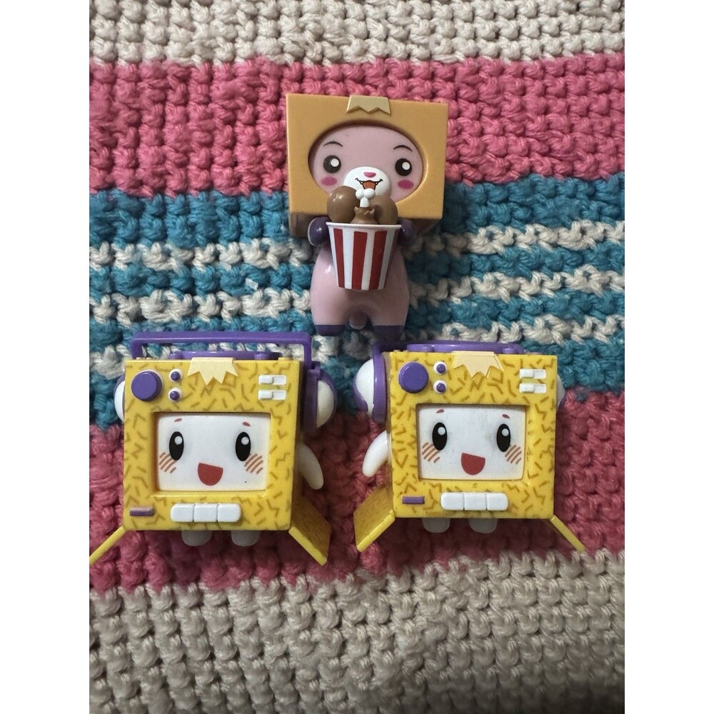 2 DJ BOXY Lankybox And 1 Fried ChickenSeries 5 Mystery Exclusive Mini Figs 2.5"